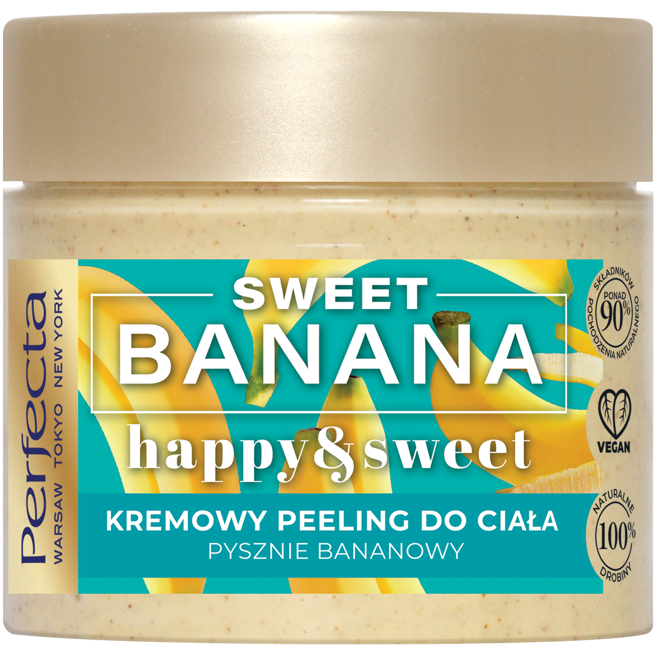 Perfecta Banana gruboziarnisty peeling do ciała, 300 g