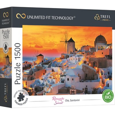 Puzzle TREFL Prime Unlimited Fit Technology Oia Santorini 26195 (1500 elementów)