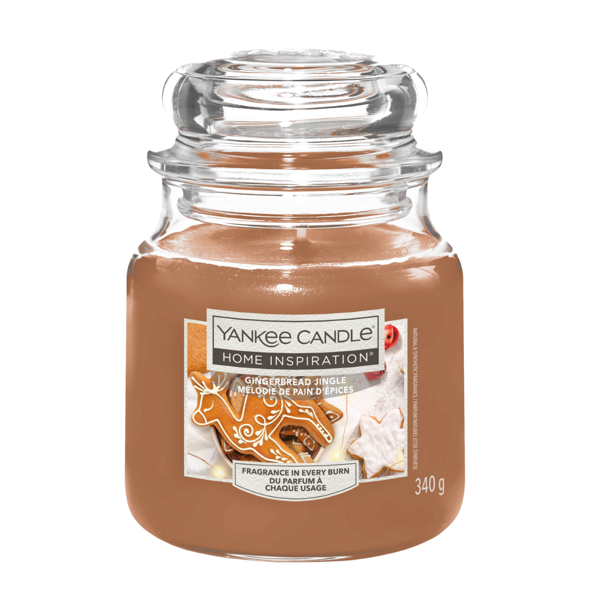 Yankee Candle Home Inspiration świeca zapachowa Gingerbread Jingle, 340 g