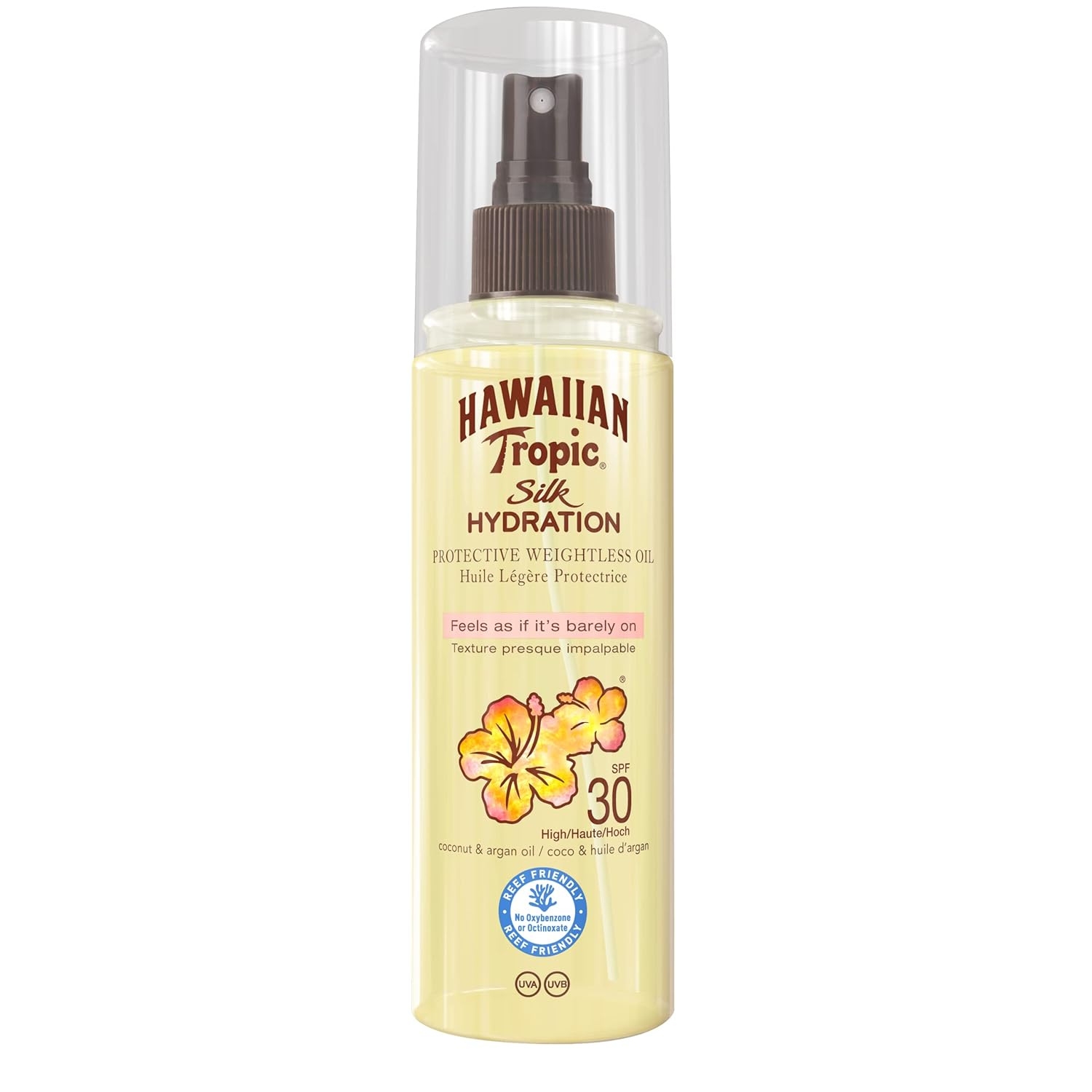 Hawaiian Tropic lekka mgiełka do opalania olejkowa z ochroną SPF30, 150 ml