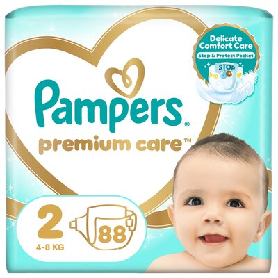 Pieluchy PAMPERS Premium Care 2 (88 szt.)