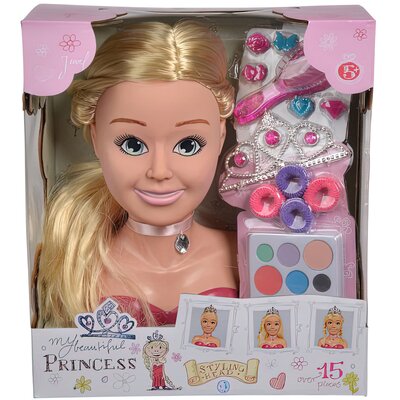 Lalka SIMBA Duża głowa Księżniczki do stylizacji 105560177