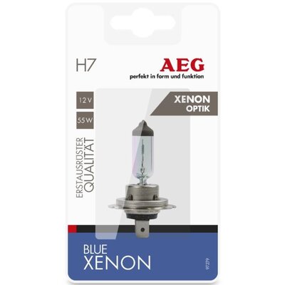 Żarówka samochodowa AEG Blue Xenon Optik H7
