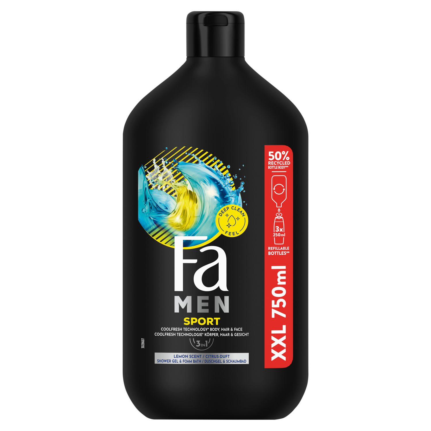 Fa Men Sport żel pod prysznic, 750 ml
