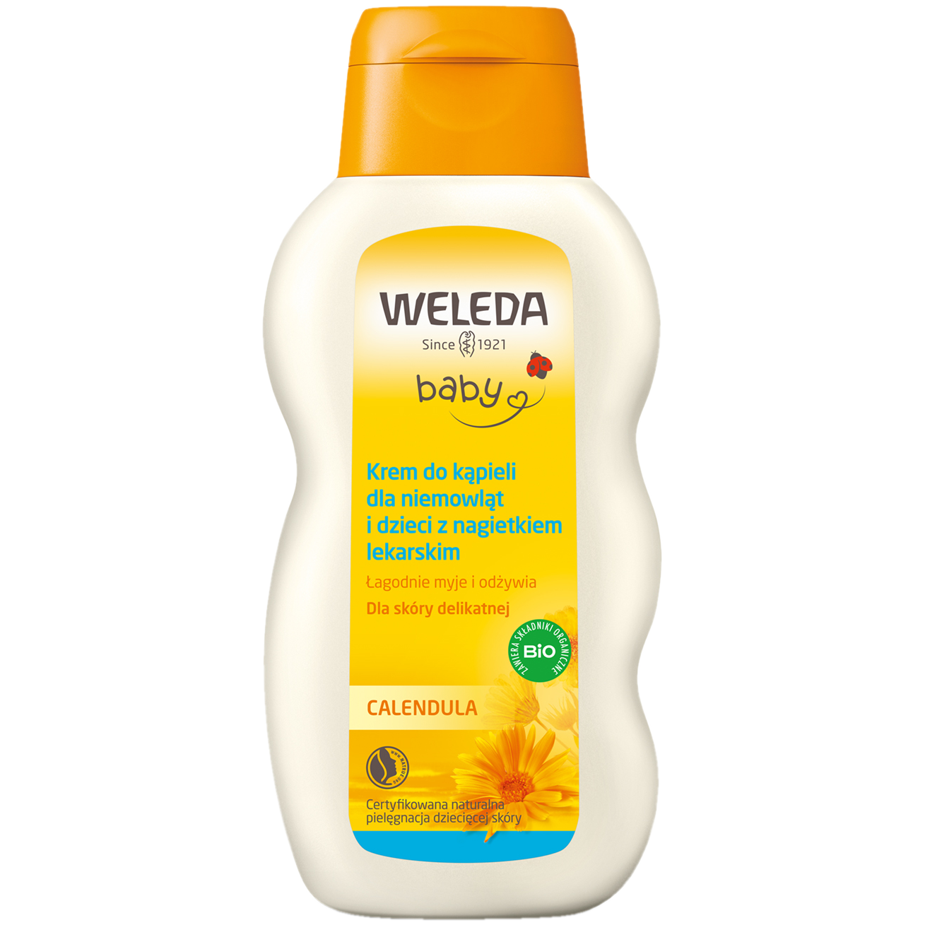 Weleda Baby Calendula krem do kąpieli z nagietkiem, 200 ml