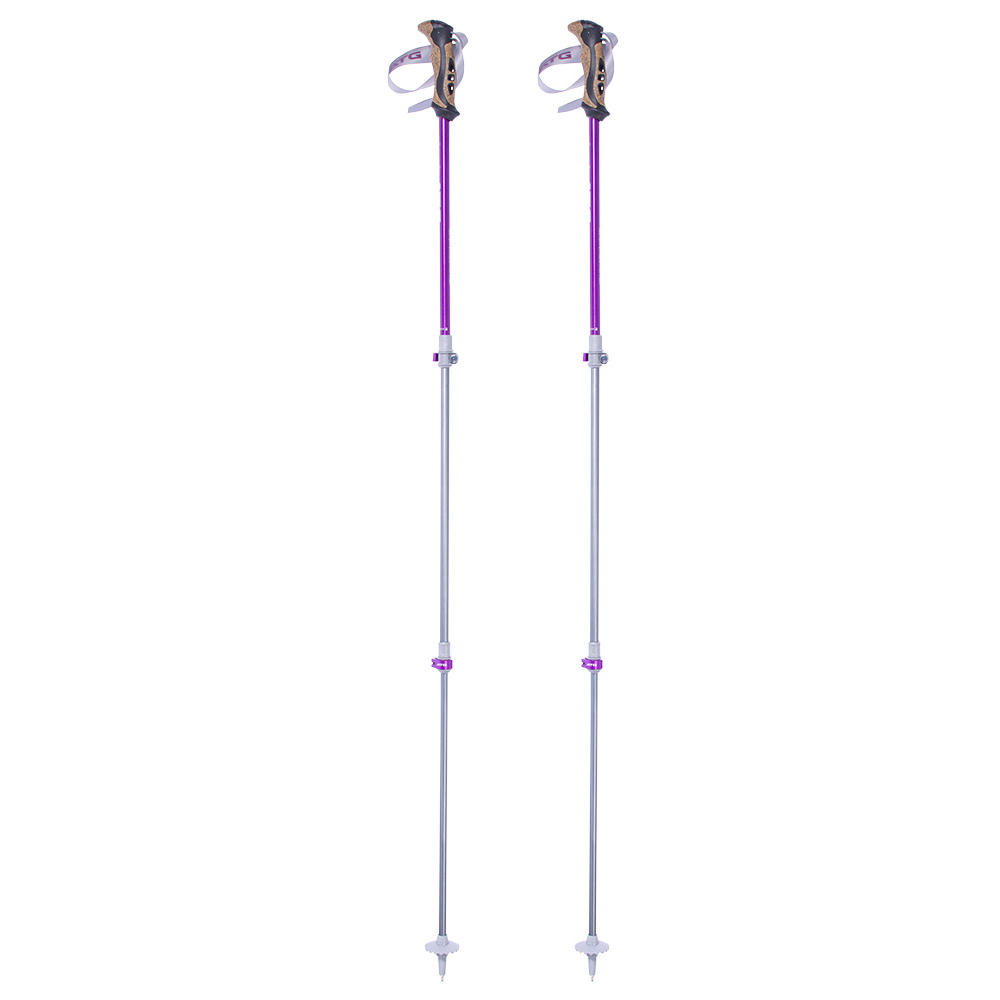 Kije trekkingowe Pinguin ASCENT FL CORK violet - ONESIZE