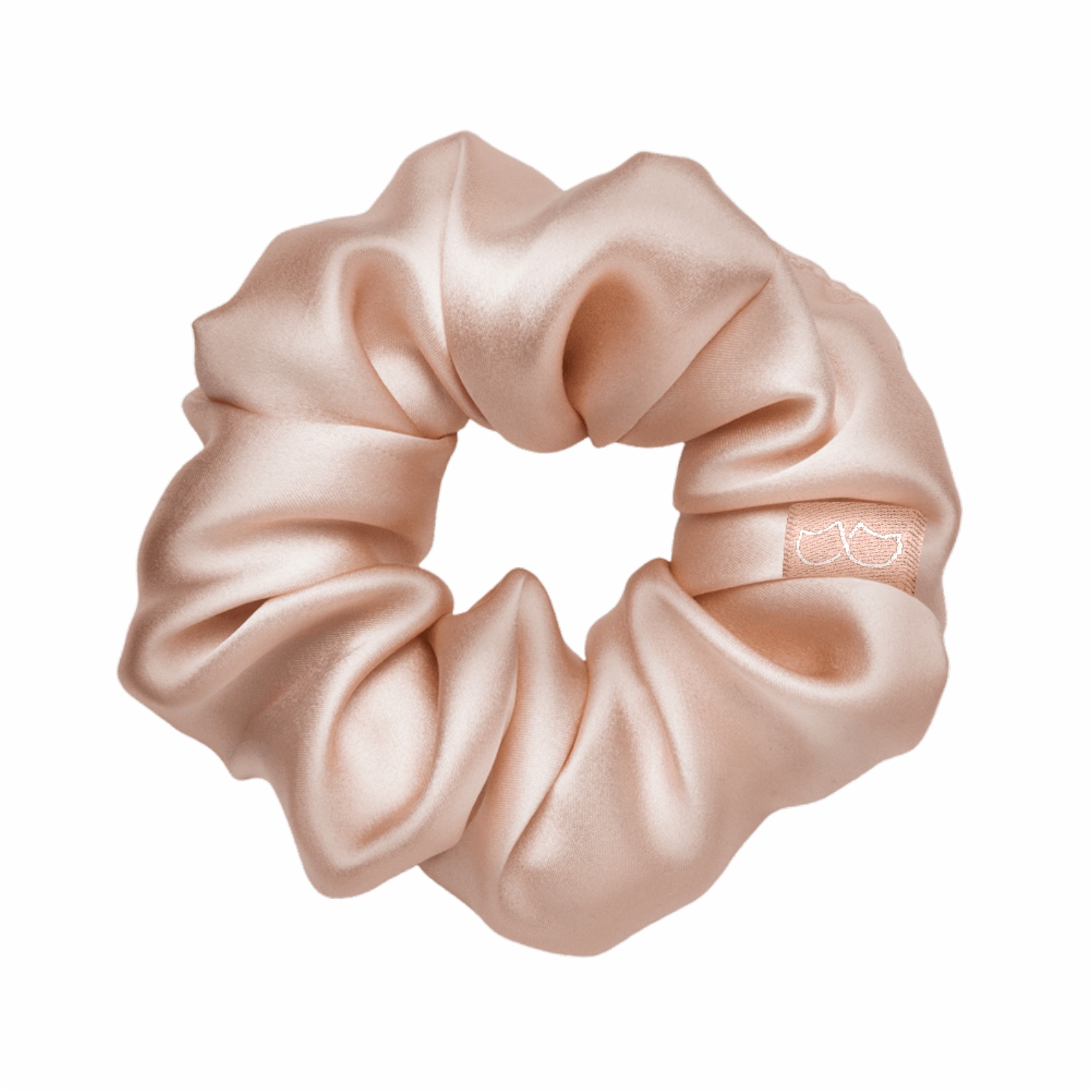 Cat&Cat Silk jedwabna gumka do włosów beżowa, 1 szt.