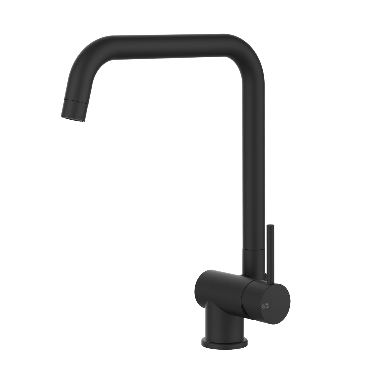 Gessi - Bateria kuchenna Oxygene obrotowa / składana wylewka 50311 Czarna matowa