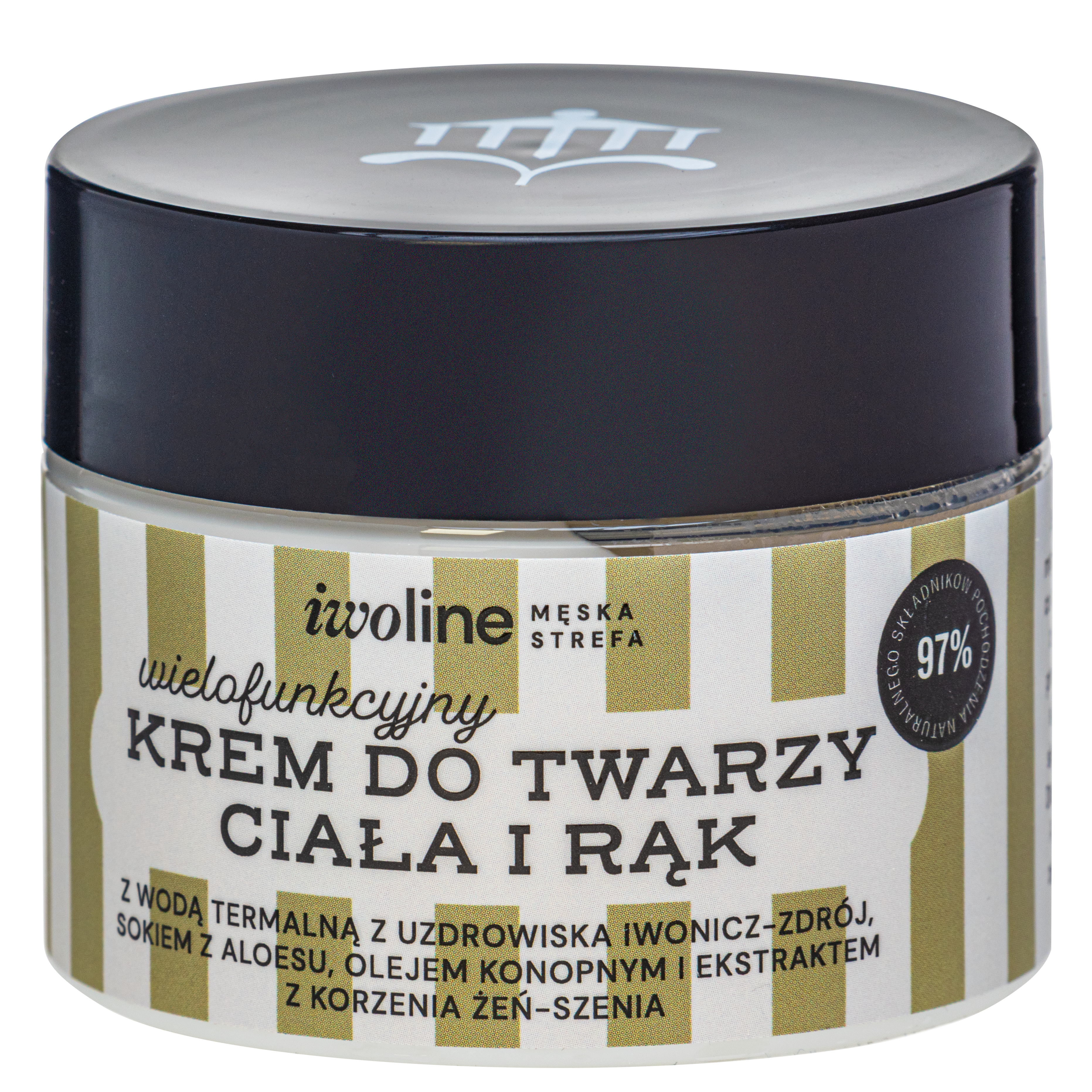 Iwoline Męska Strefa wielofunkcyjny krem do twarzy, ciała i rąk, 150 ml