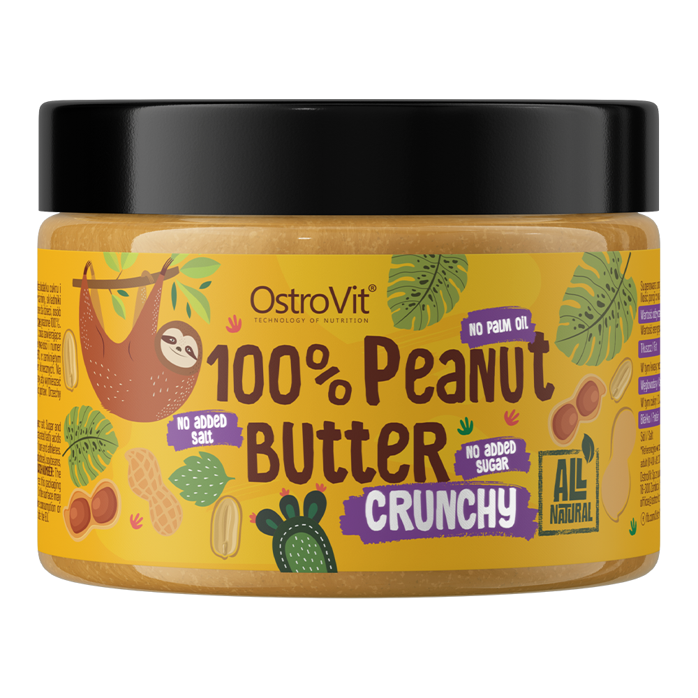 OstroVit 100% Krem Orzechowy 500 g chrupiący