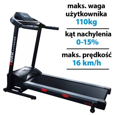 Bieżnia elektryczna YORK FITNESS T700 1470W 16km/h