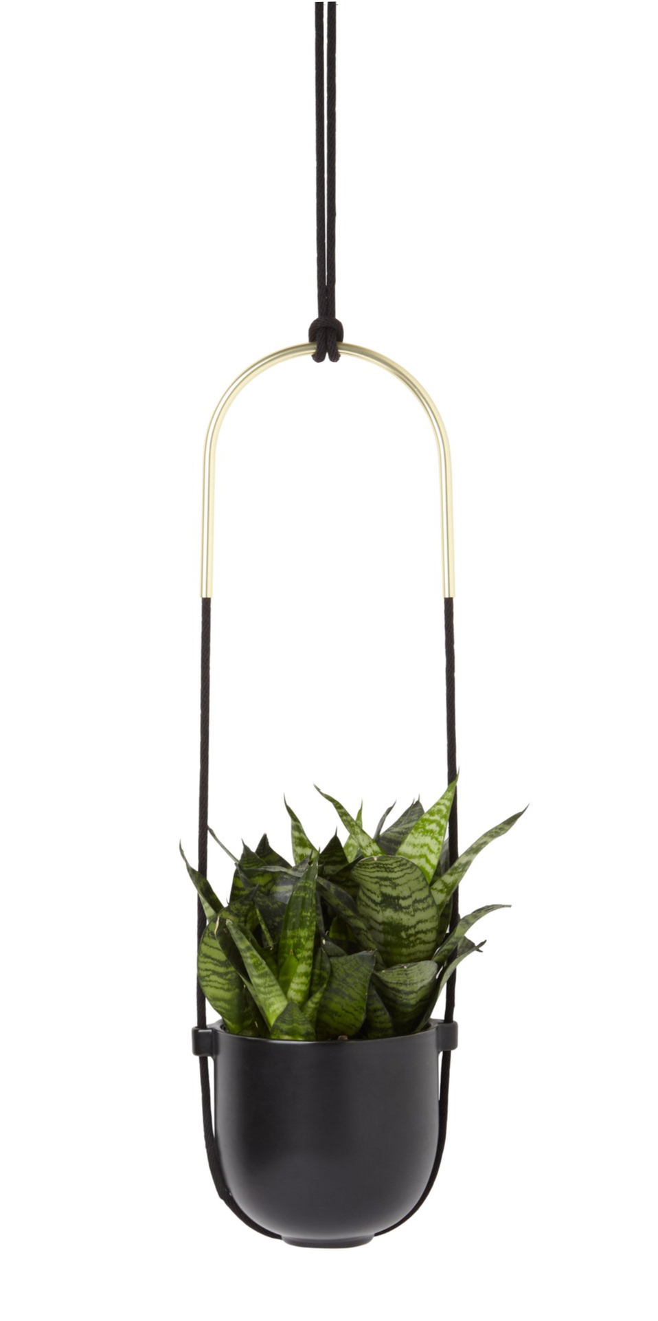 Umbra - Kwietnik wiszący Bolo Czarny