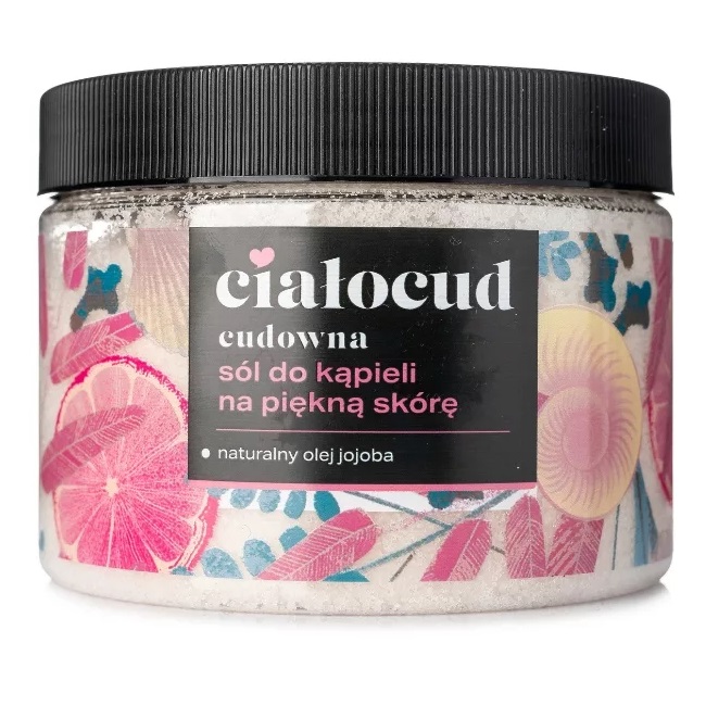 Ciałocud sól do kąpieli z olejem jojoba na piękną skórę, 500 g