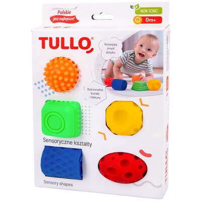 Zabawka sensoryczna TULLO Kształty 774217 (5 szt.)