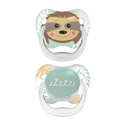 Smoczek DR BROWNS Prevent Motyl PV22014 6-18 m Zielony (2 sztuki)