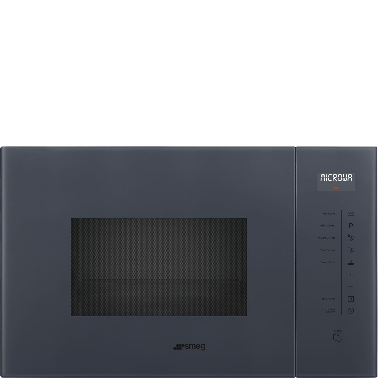 Smeg - Kuchenka mikrofalowa Linea FMI125G Neptune Grey