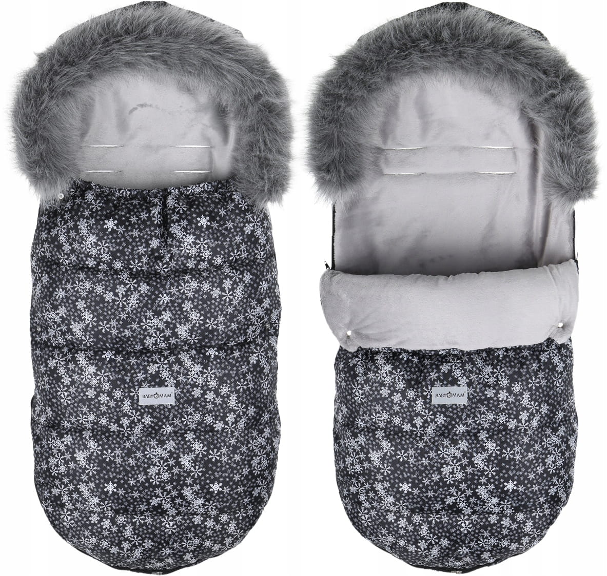 Babymam śpiworek do wózka sanek na zimę maxi 114cm