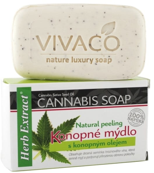 Mydło konopne z naturalnym peelingiem 100 g