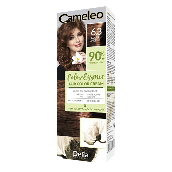 Delia Cameleo Color Essence krem koloryzujący do włosów 6.3 złoty kasztan, 75 g