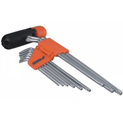 Klucze Torx DEDRA 0654 (9 elementów)