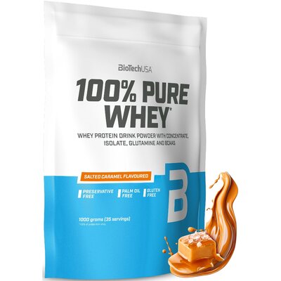 Odżywka białkowa BIOTECH 100 Pure Whey Słony karmel (1000 g)