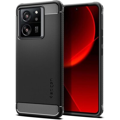 Etui SPIGEN Rugged Armor do Xiaomi 13T/13T Pro Czarny matowy