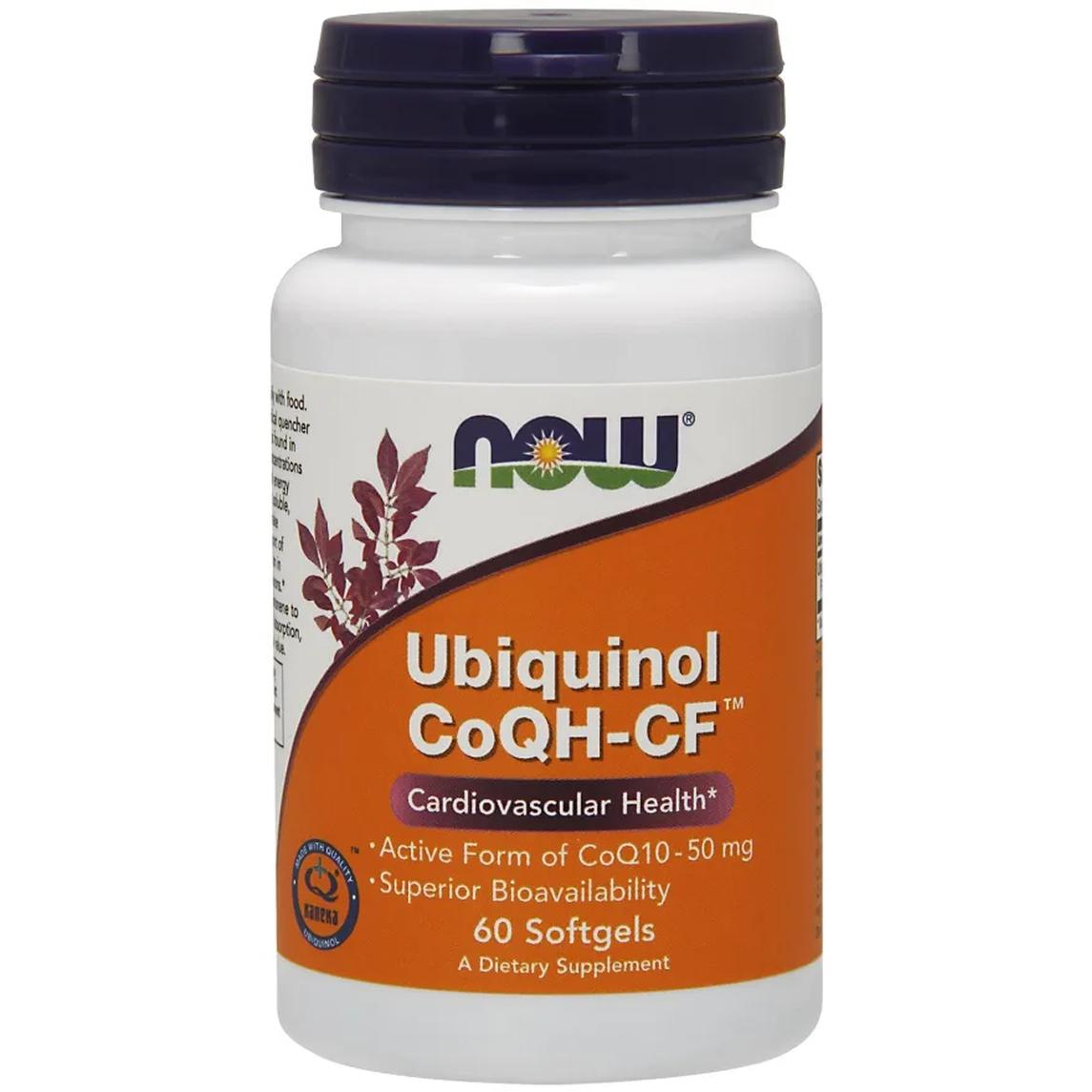 Now Foods Ubiquinol CoQH-CF suplement diety, 60 kaps./1 opak.