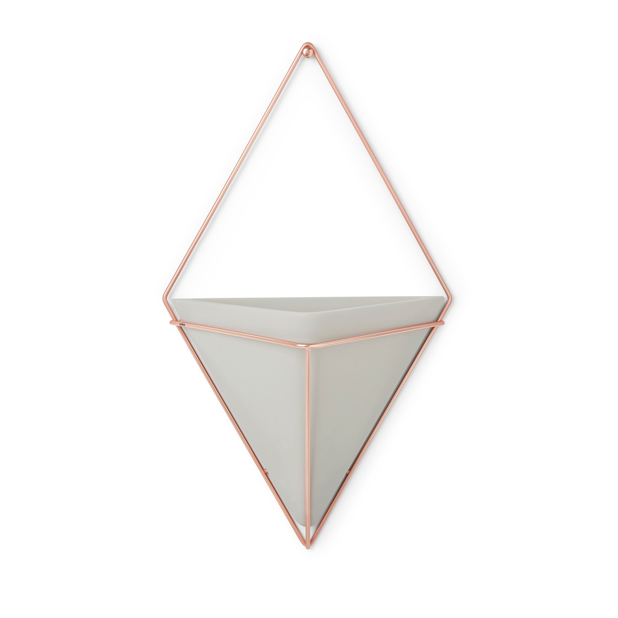 Umbra - Pojemnik/doniczka na ścianę Trigg roz. L szary