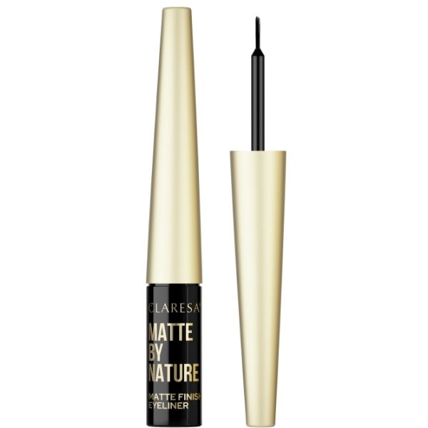 Claresa MATTE BY NATURE EYELINER matowy eyeliner w płynie, 4 g