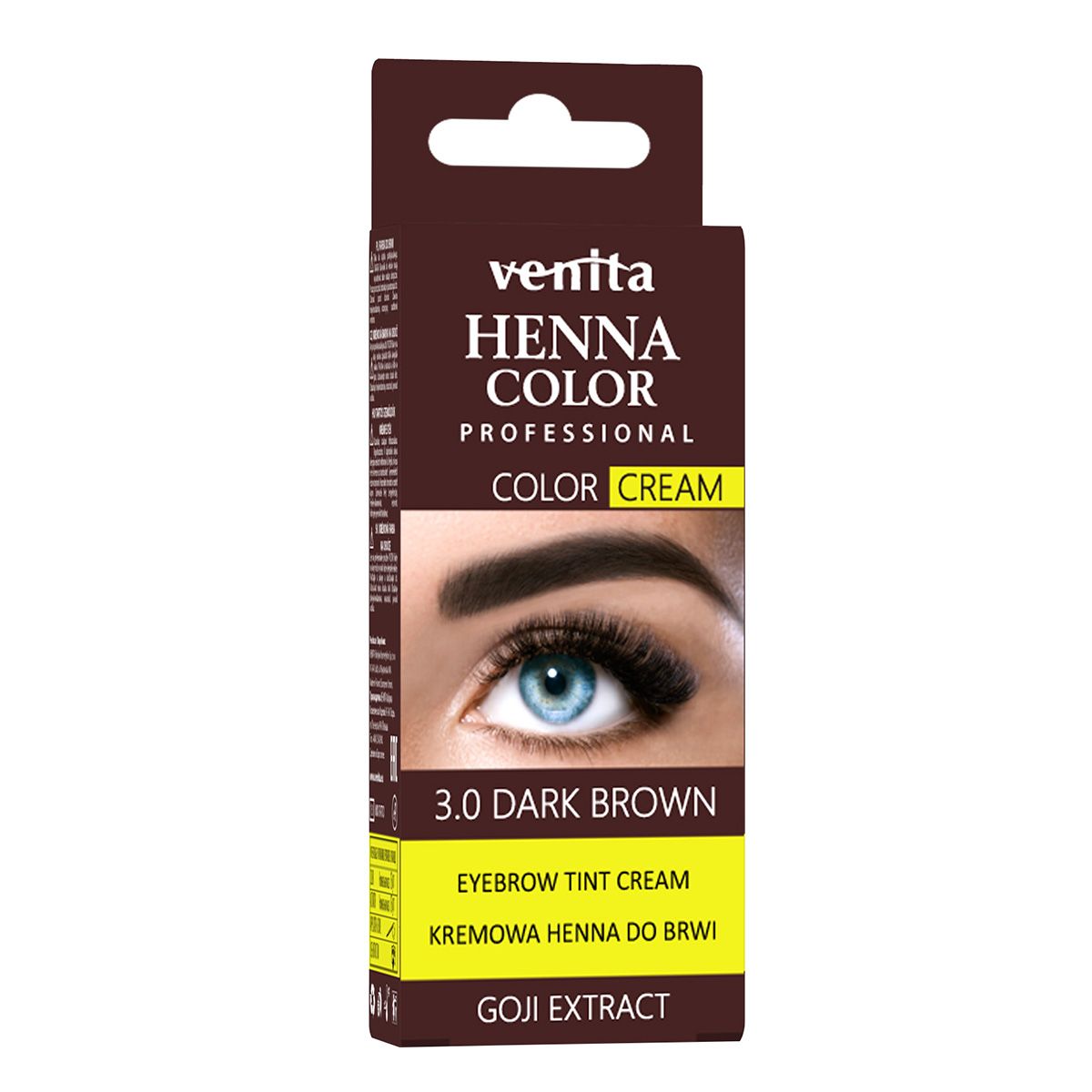 Venita Henna Color kremowa henna do brwi 3.0 ciemny brąz, 30 g