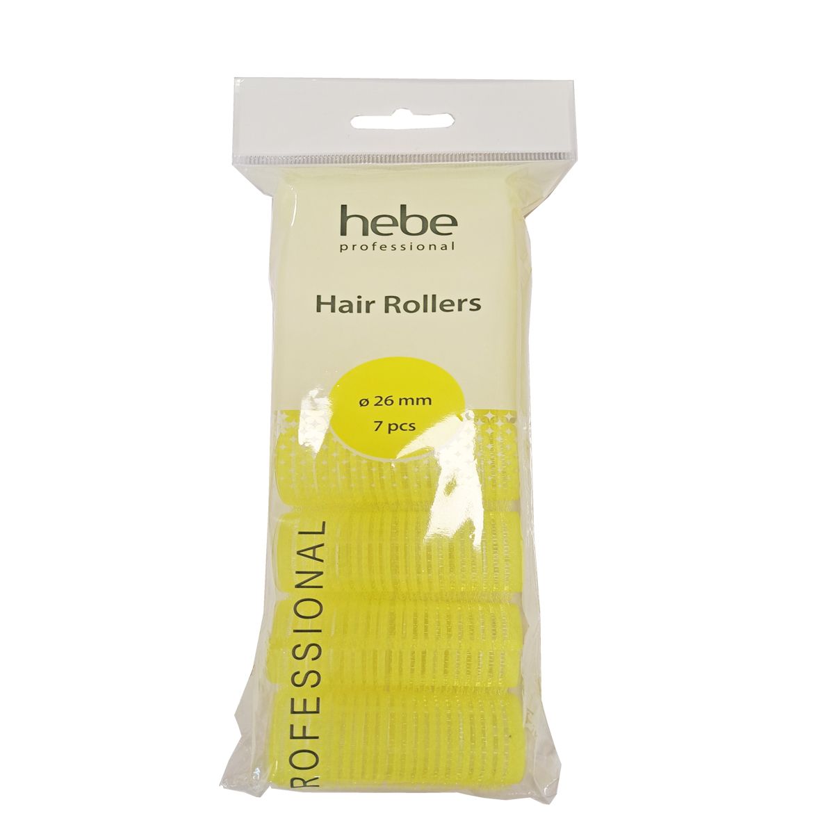 Hebe Professional Hair Rollers wałki do włosów na rzep ø 26 mm, 7 szt./1 opak.