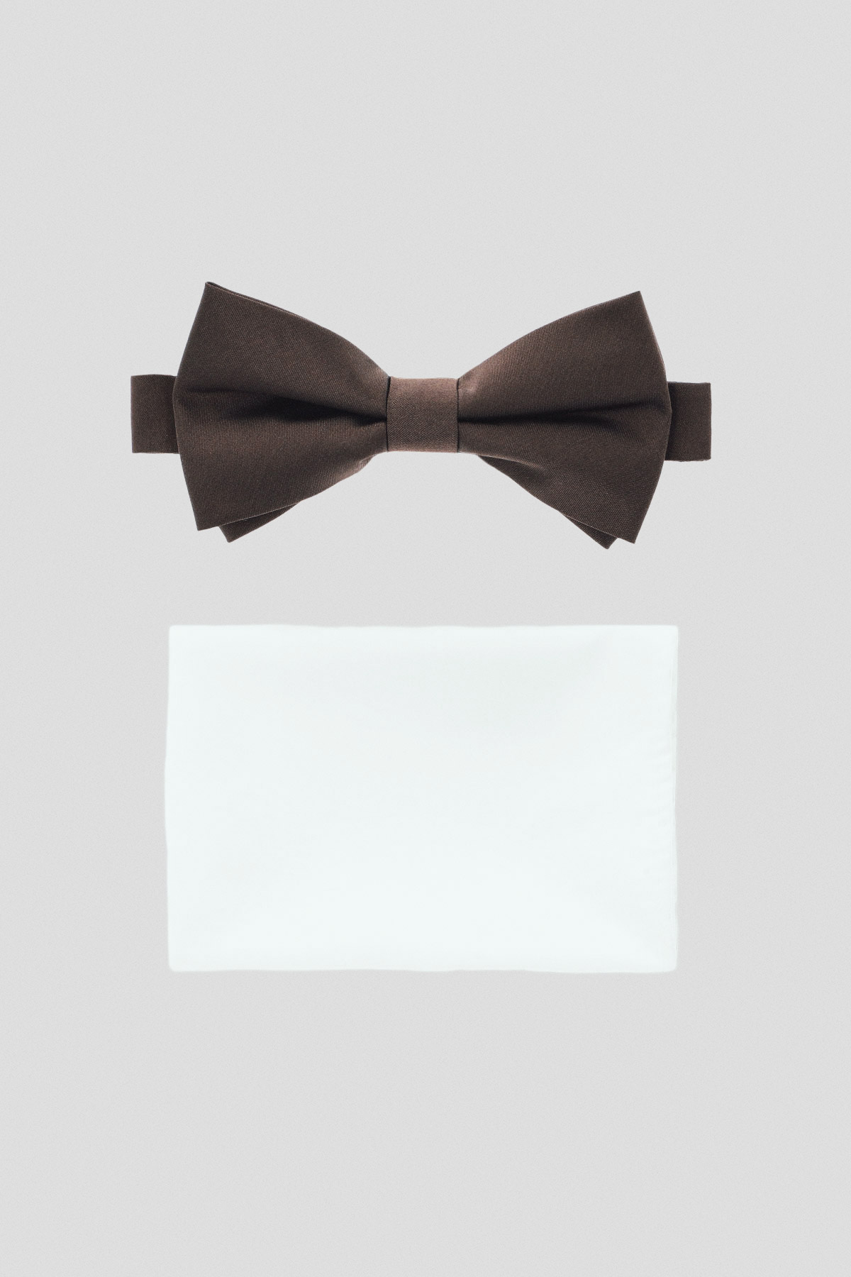 Lancerto Mucha Brązowa Plus Poszetka