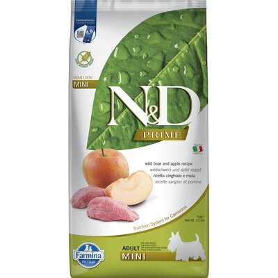 Karma dla psa FARMINA N&D Prime Dzik z jabłkiem Adult Mini 7 kg