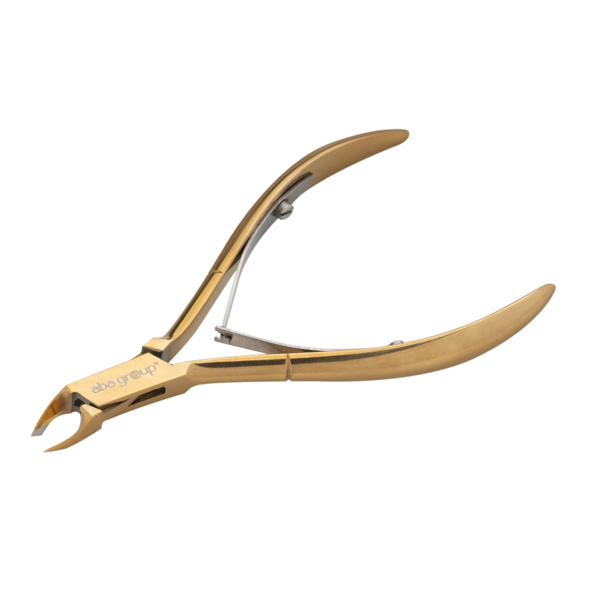 Aba Group cążki do skórek dwusprężynowe, złote, 3 mm, 1 szt.