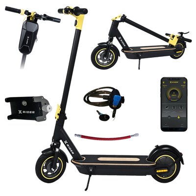 Hulajnoga elektryczna XRIDER M10 ME 65km 500W Amortyzacja 10" Czarny