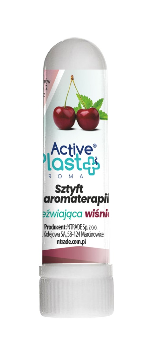 Active Plast Aroma sztyft do nosa Orzeźwiająca Wiśnia, 1 szt.