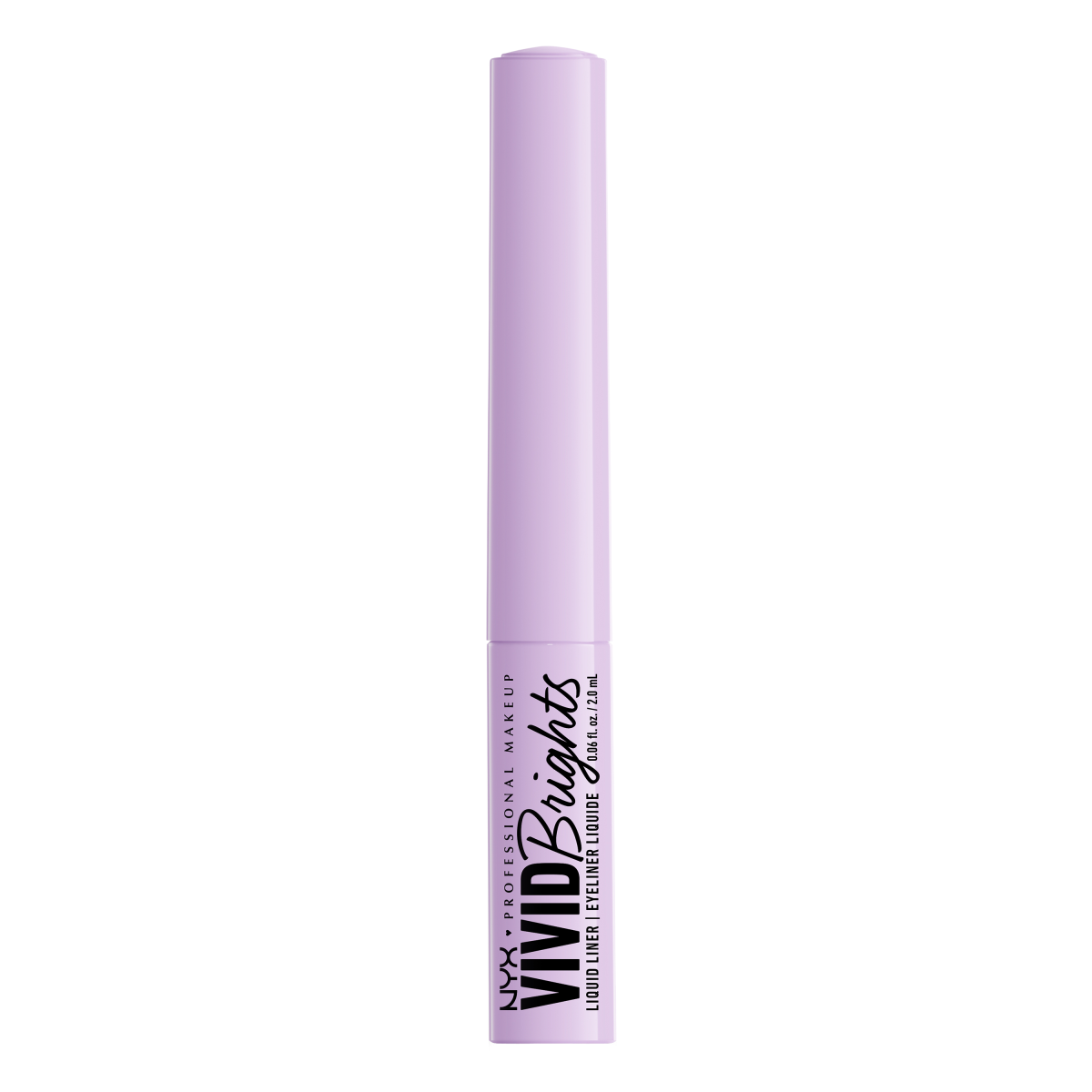 NYX Professional Makeup Vivid Brights eyeliner w pędzelku do powiek lilac link, 3,5 ml