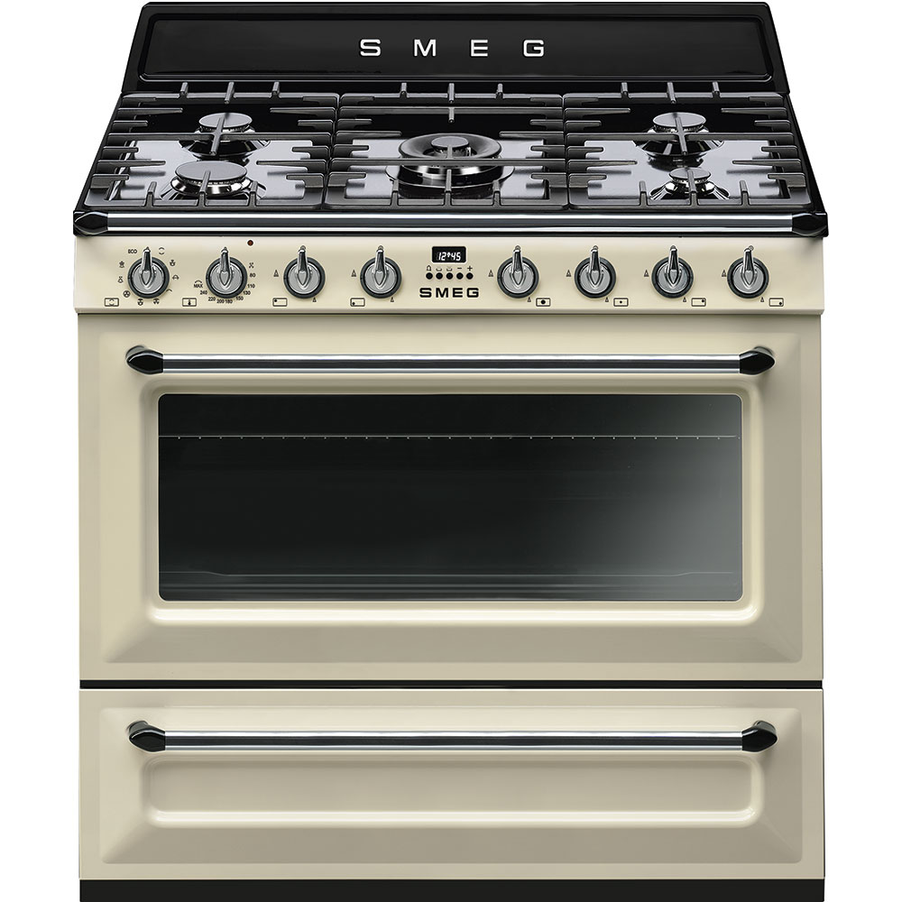 Smeg - Kuchnia wolnostojąca Victoria TR90P2 Kremowa