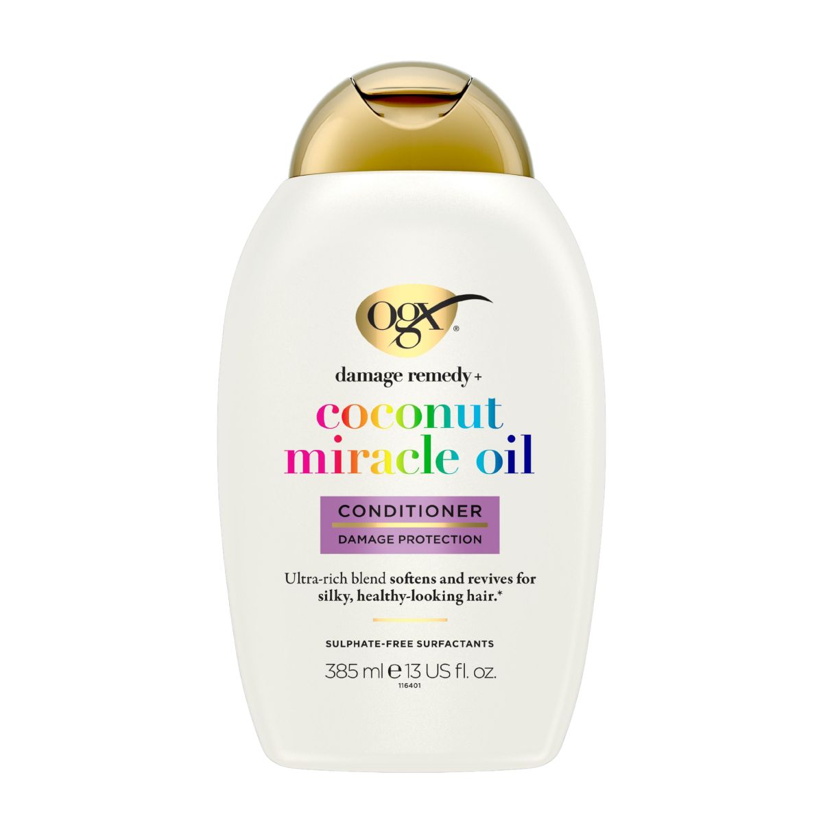 OGX Coconut Miracle Oil kokosowo-waniliowa odżywka do włosów, 385 ml