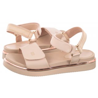 Sandały Tommy Hilfiger Platform Velcro Sandal Pink T3A2-32759-0371 302