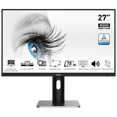 Monitor MSI Pro MP273QP 27" 2560x1440px IPS 1 ms [MPRT]