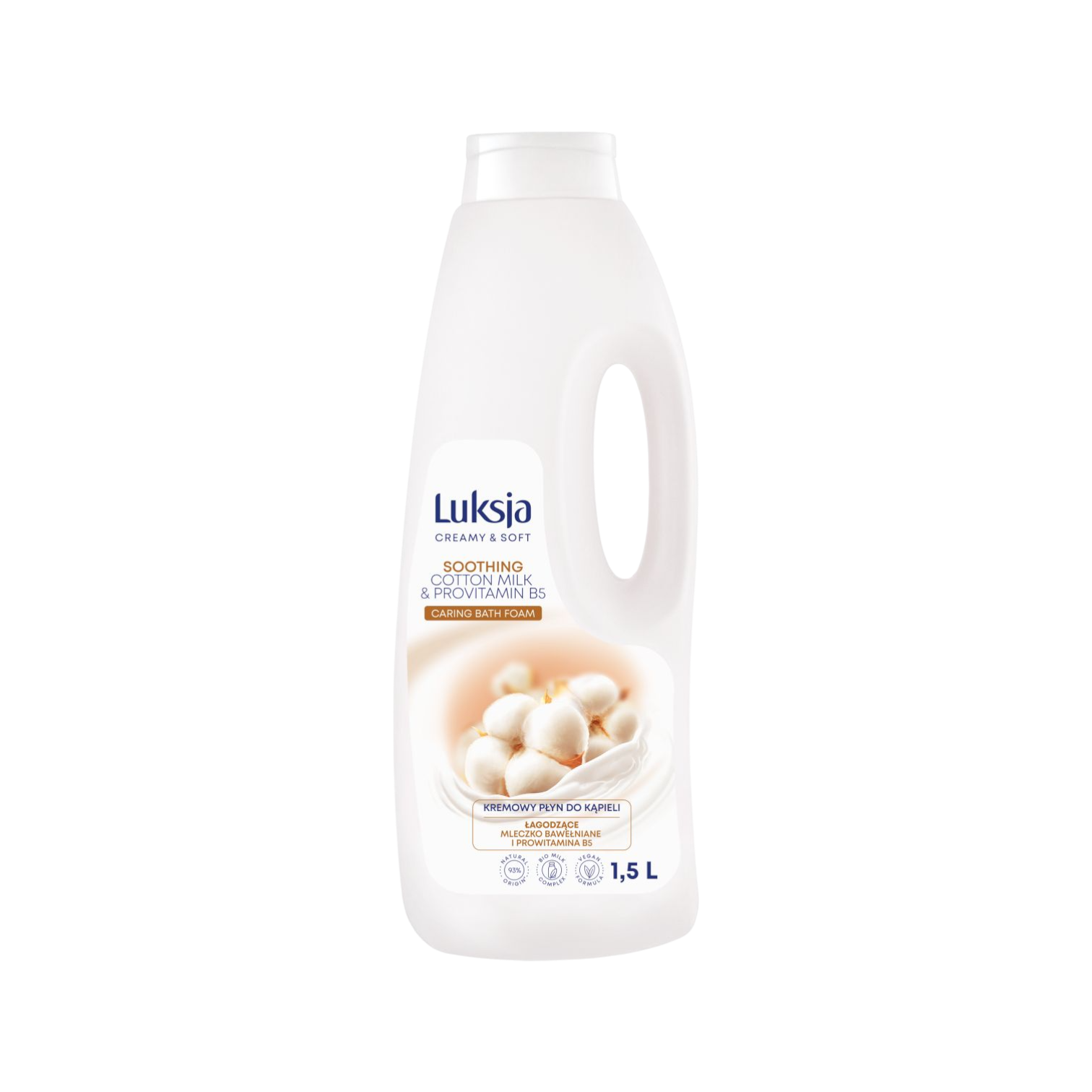 Luksja Creamy&Soft kremowy płyn do kąpieli, 1500 ml