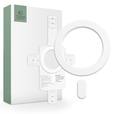 Blaszka TECH-PROTECT Magmat MagSafe Universal Magnetic Ring Biały