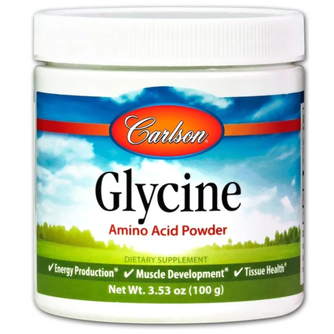 Carlson Labs Glycine Amino Acid Powder suplement diety, 100 g