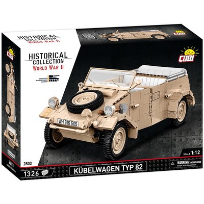 Klocki plastikowe COBI Historical Collection World War II Kubelwagen Personenkraftwagen Typ 82 COBI-2803