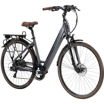 Rower elektryczny LOMBARDO Trastevere U17 28 cali Szaro-czarny