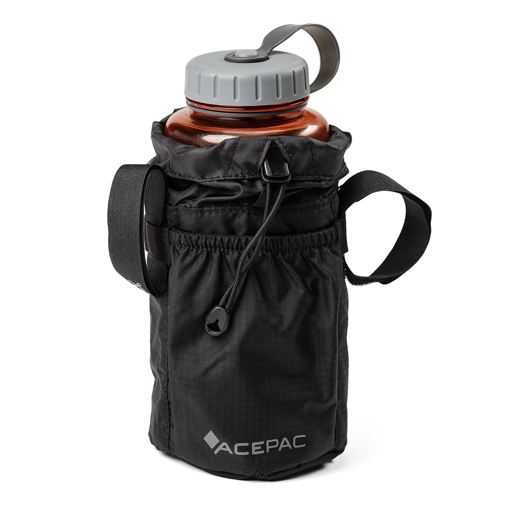 Torba rowerowa na duży bidon Acepac Fat Bottle Bag MKIII black - ONE SIZE