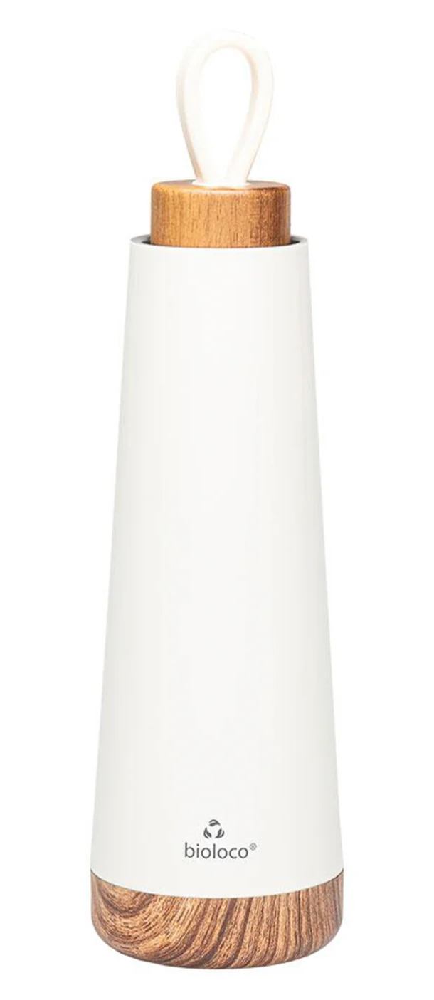 ChicMic - Butelka termiczna z pętelką 500 ml Biała