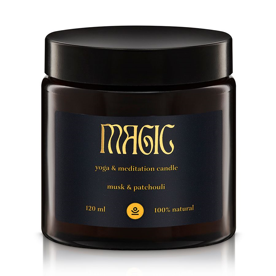 Moonholi naturalna świeca sojowa Magic, 120 ml