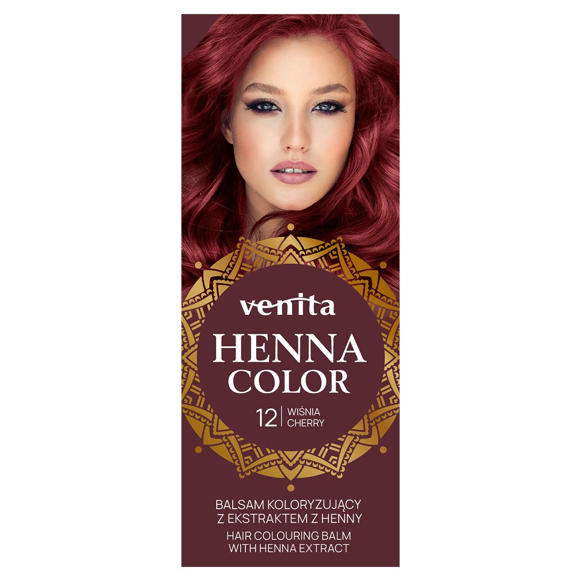 Venita Henna Color balsam koloryzujący z ekstraktem z henny do włosów 12 wiśnia, 75 g